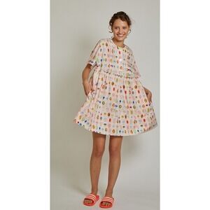 Rachel Antonoff Gemstone Zodiac Dress 100 % Cotton Size Large